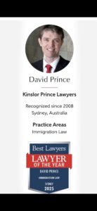 David Prince, Australia's leading Immigration Law expert